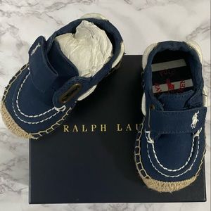 Ralph Lauren Layette Navy Slip-on Sz 1 (Baby)